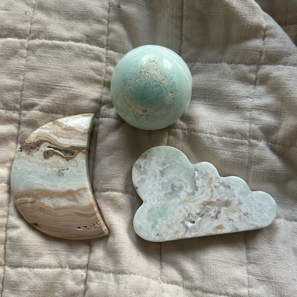 Rare Caribbean Calcite Cloud Carving
